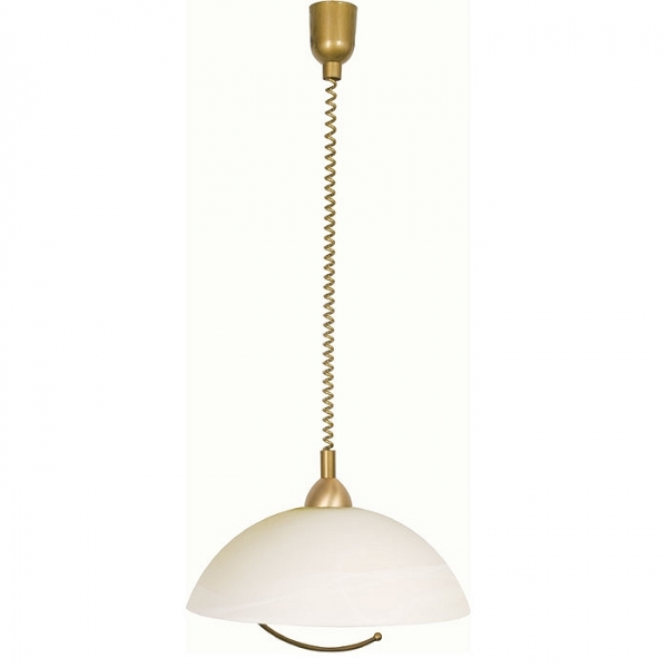 Hanglamp Estella brons glas 1l